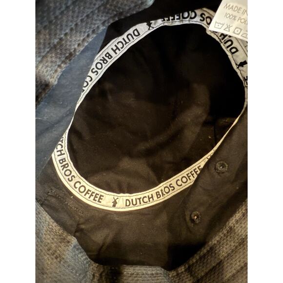 Dutch Bros Unisex Patch Black Bucket One Size Hat Wide Brim Cap - Picture 8 of 9